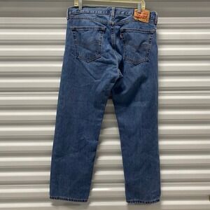 Levi's 505 Regular Fit Jeans Mens W36 L29 Blue Denim Pants